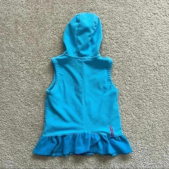 Obermeyer Mika Fleece Vest Tutu Girls Size XL Blue/Pink Style# 57030 Ski Outdoor - Picture 12 of 15